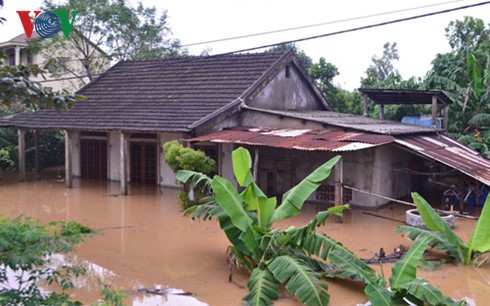 Former Vice President Truong My Hoa visits flood affected people in Quang Binh - ảnh 1